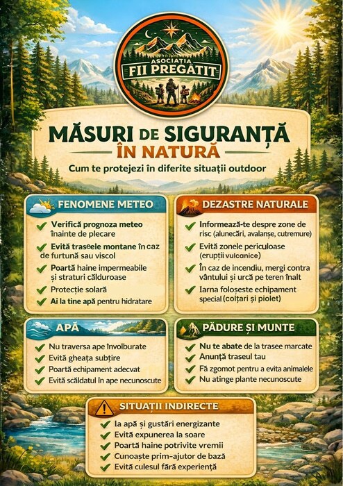 Măsuri de siguranță în natură